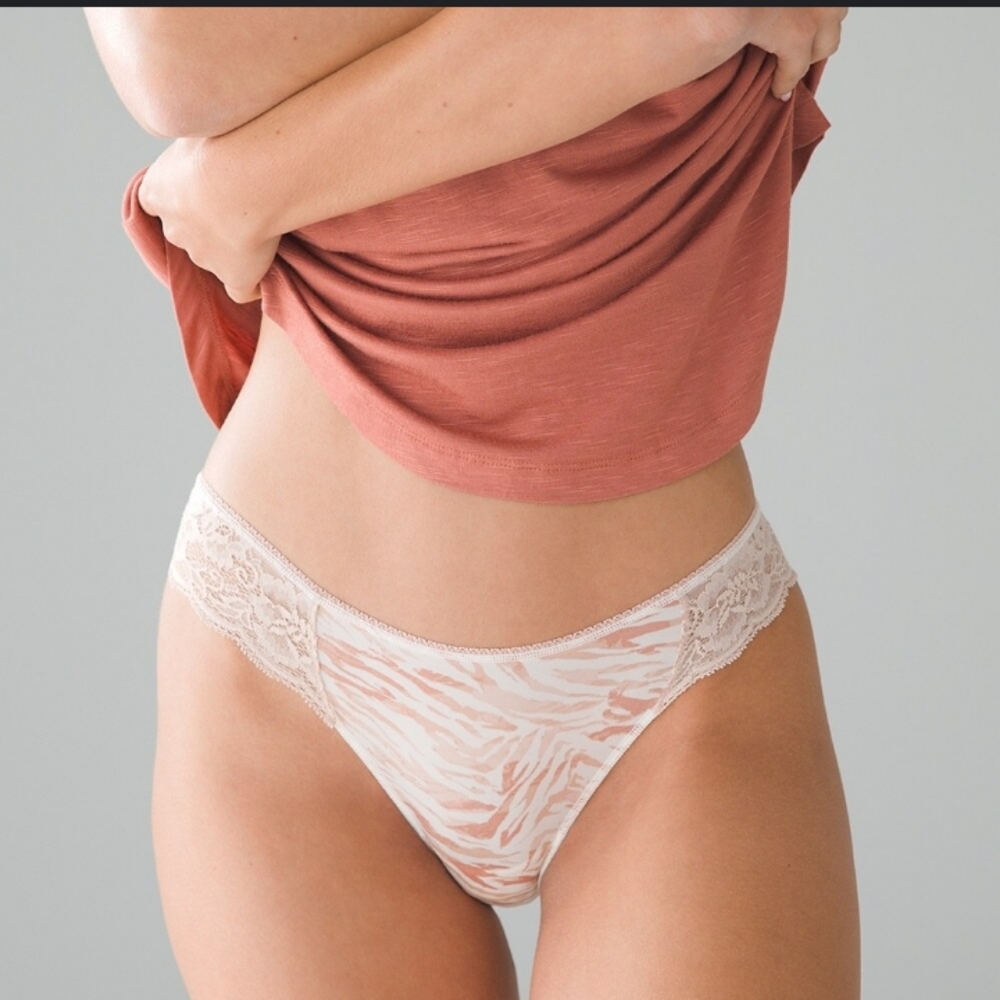 Soma intimates-SAFARI ZEBRA Mini Ivory Lace Bikini-S